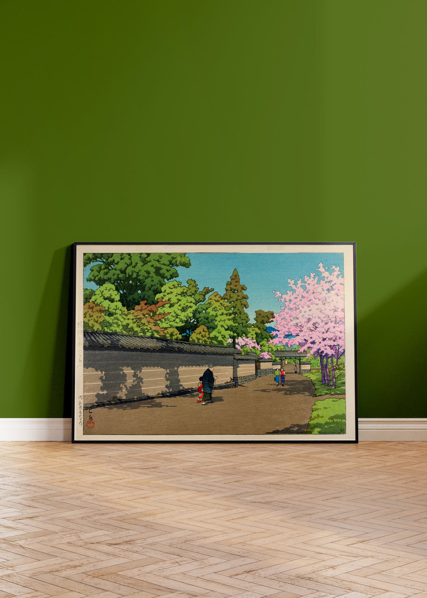 Kawase Hasui - Spring in Kyoto | Japanese Vintage Woodblock Art (available framed or unframed)