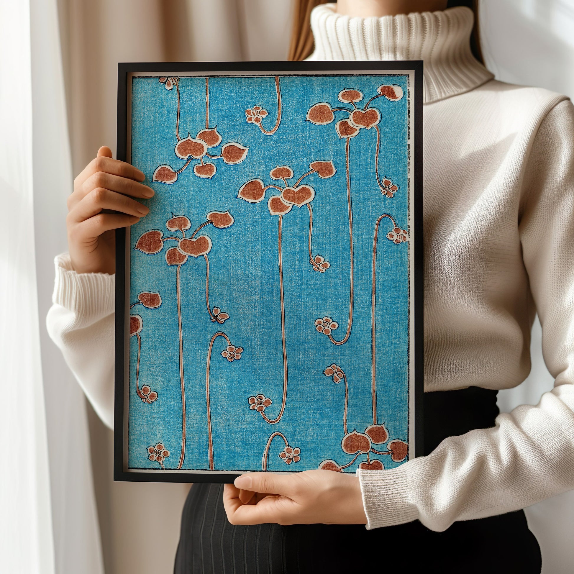 Shin Bijutsukai - Vine Illustration | Vintage Japanese Botanical Art (available framed or unframed)