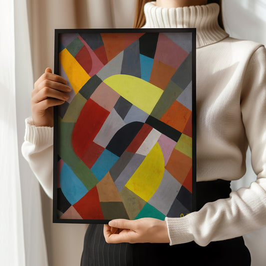 Otto Freundlich - Abstract Composition (1936) | Colorful Vintage Abstract Art (available framed or unframed)