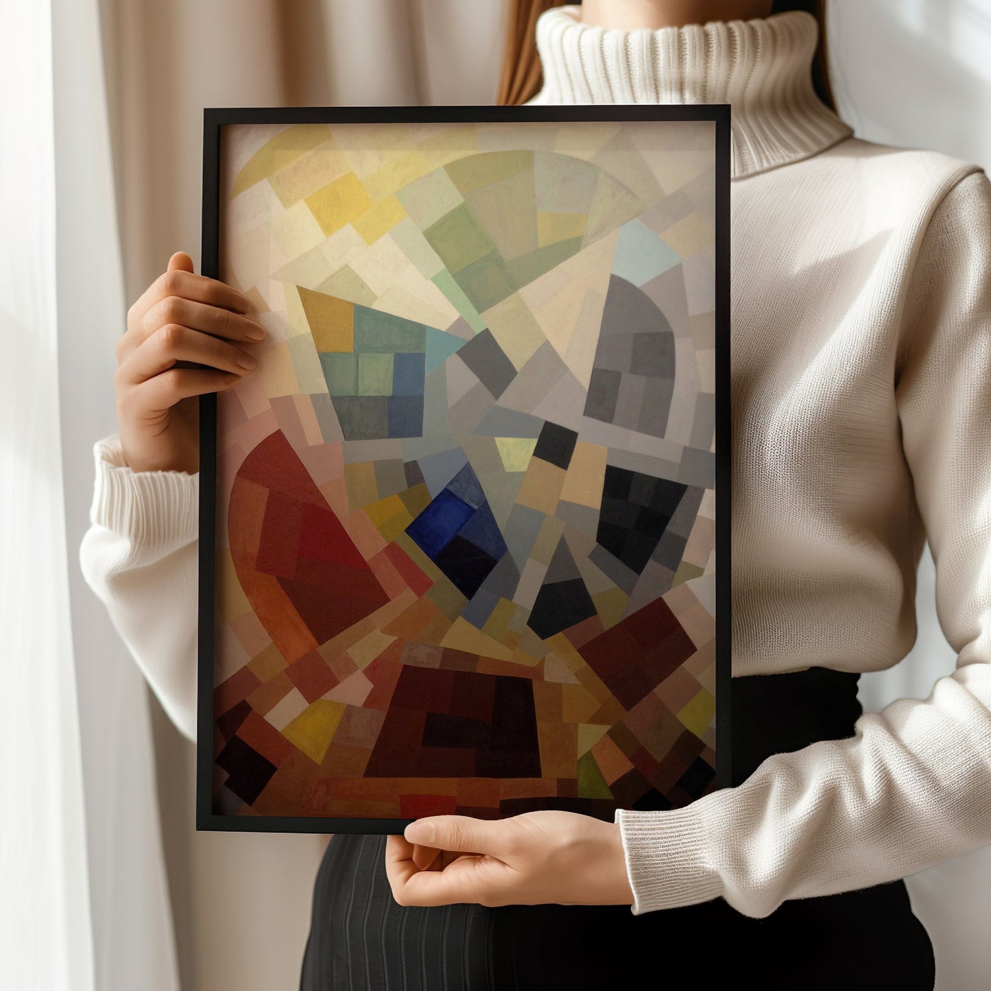 Otto Freundlich - Komposition (1939) | Colorful Vintage Abstract Art (available framed or unframed)