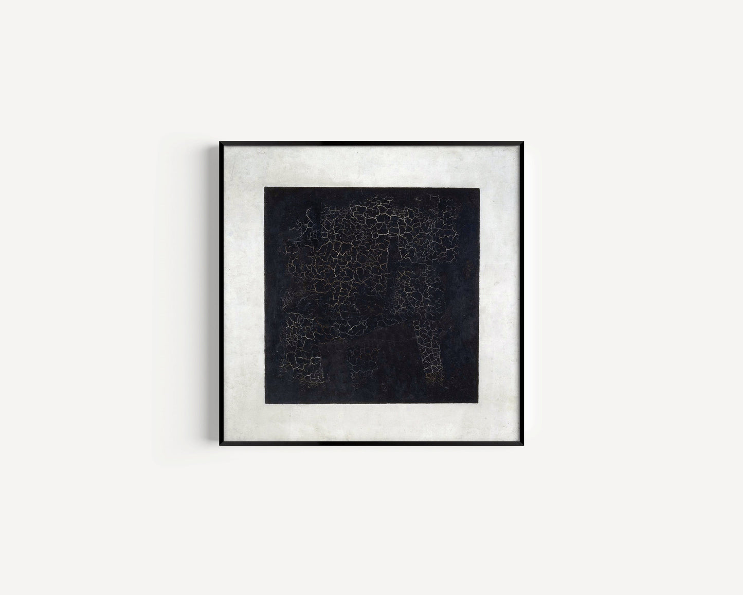 Vladimir Malevich - Black Suprematic | Famous Modern Abstract Black and White Art (available framed or unframed)