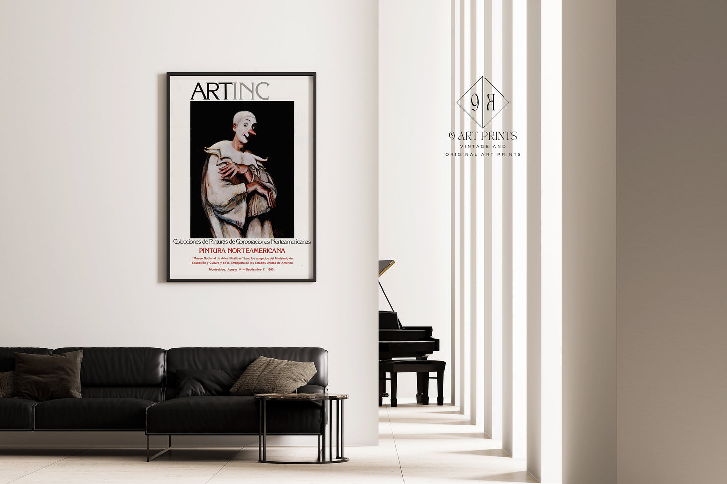 Vintage Poster - ART INC (USIA Poster in Spanish) | Available framed or unframed
