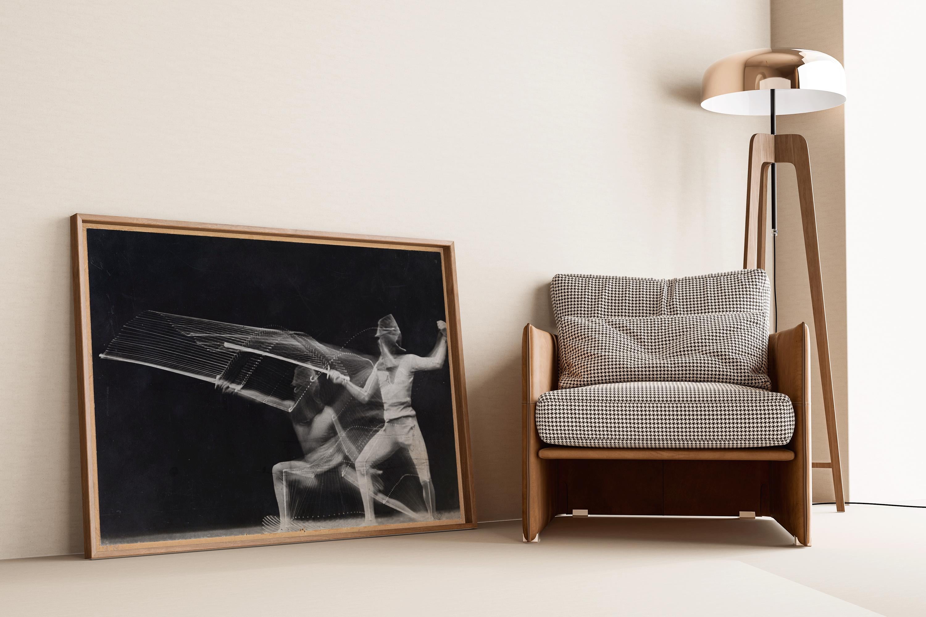 Fencer : Famous Vintage Black and White Vintage Photograph Giclée Print