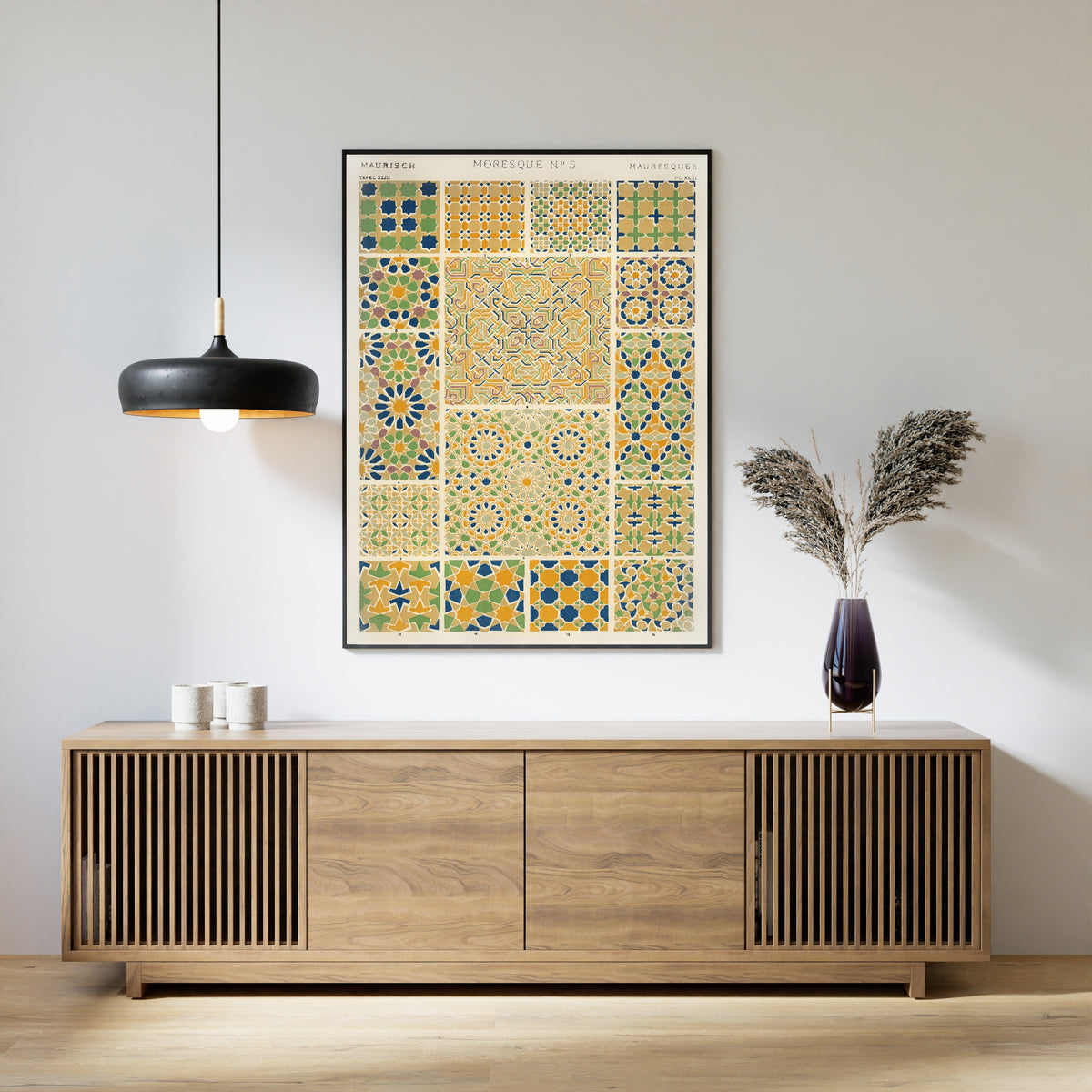 Owen Jones — Moresque No. 5, from The Grammar of Ornament | Ornament Plate Print