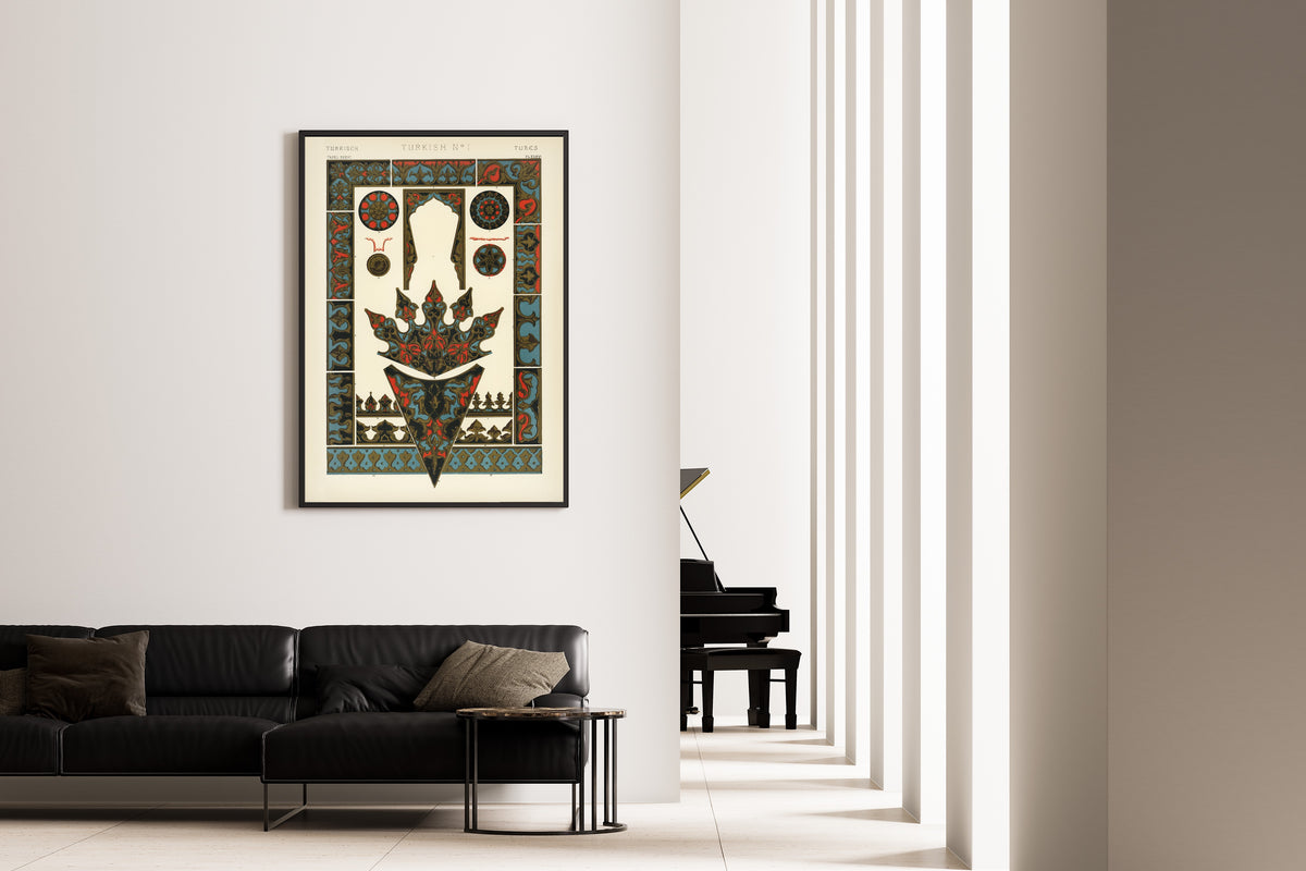 Owen Jones — Turkish No. 1, from The Grammar of Ornament | Ornament Plate Print