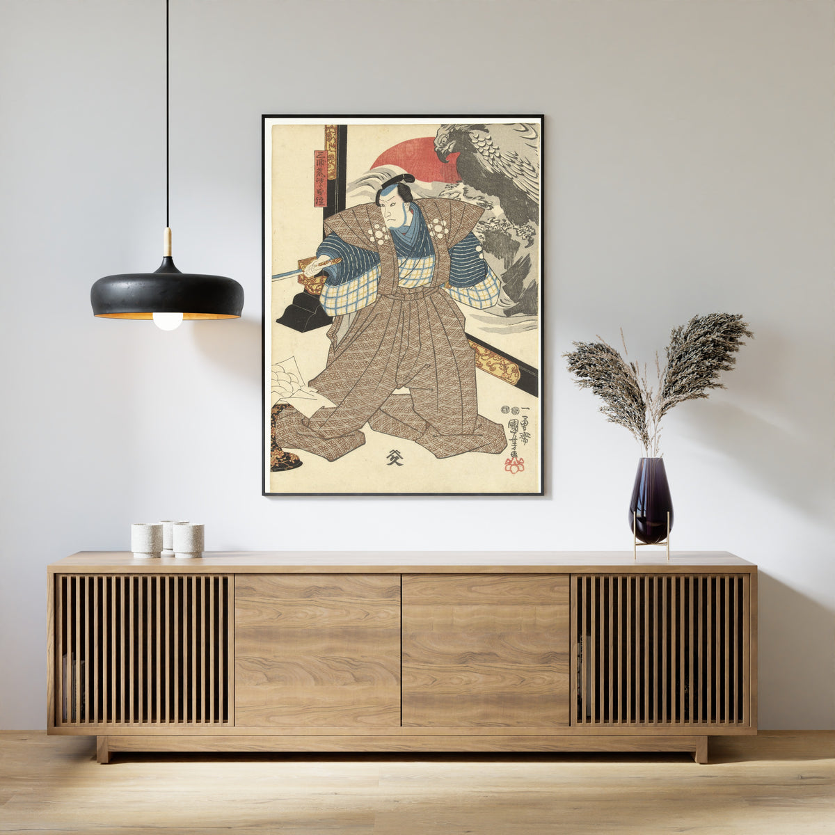 Utagawa Kuniyoshi — Miura Arajirō Yoshioki | Japanese Woodblock Print (Ukiyo-e)