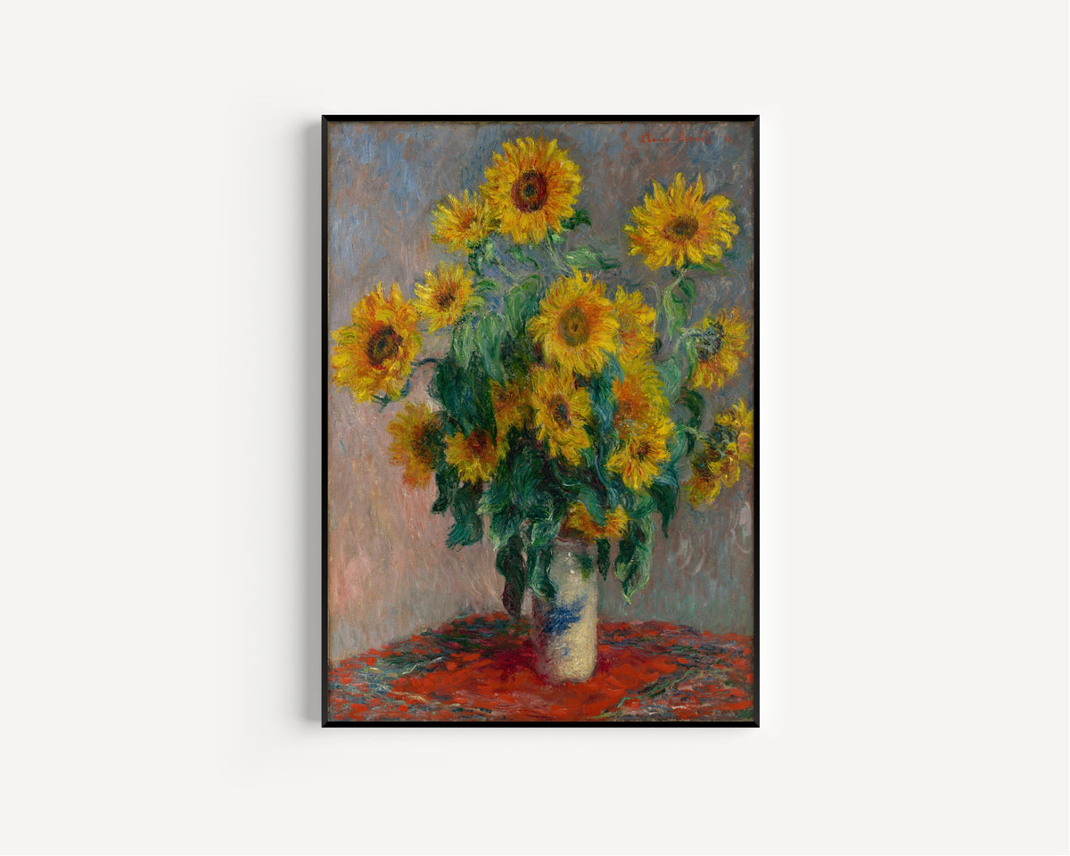 Claude Monet — Bouquet of Sunflowers | Fine Art Print