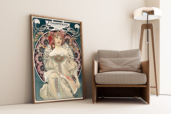 Alphonse Mucha — F. Champenois Imprimeur-Éditeur | Vintage Poster Print