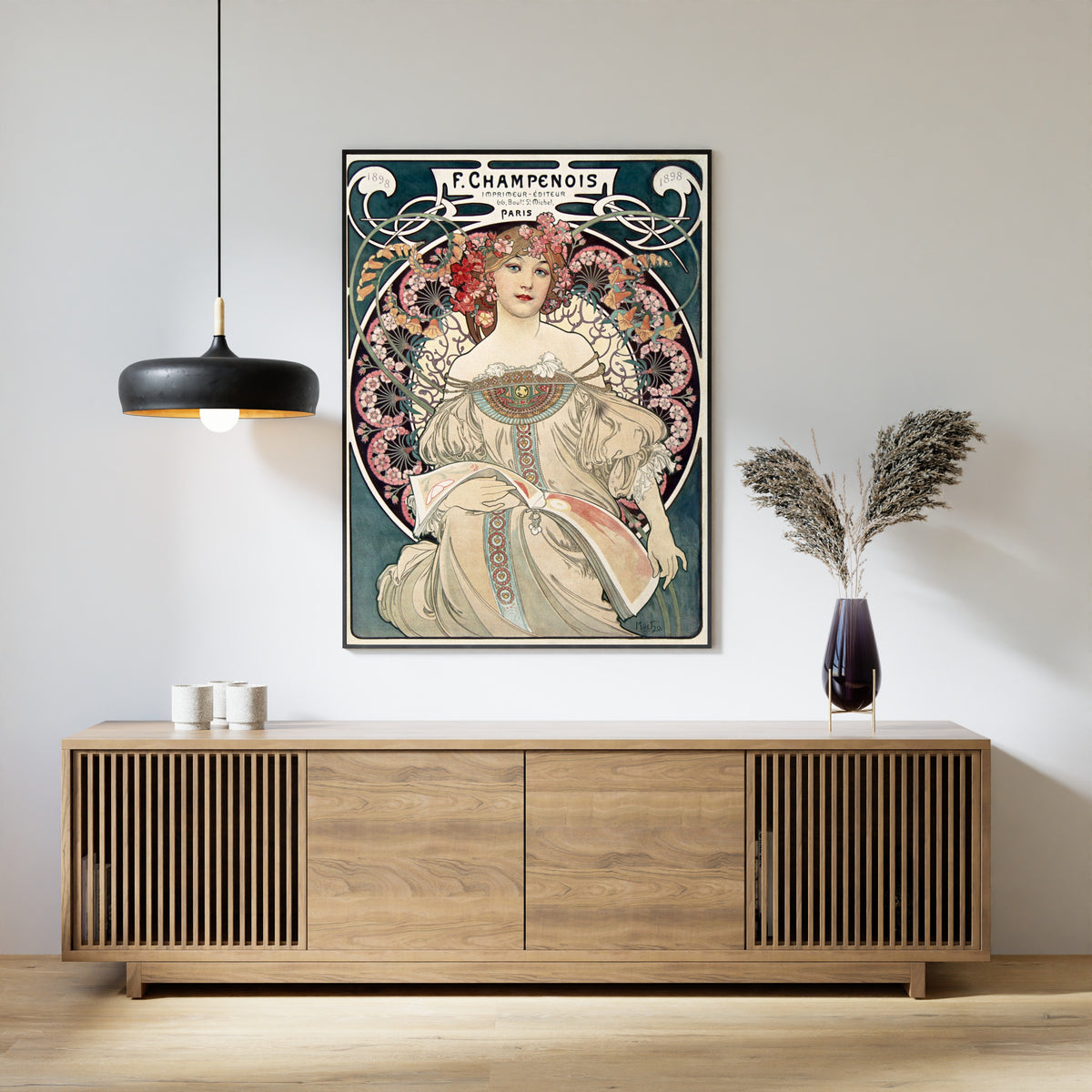 Alphonse Mucha — F. Champenois Imprimeur-Éditeur | Vintage Poster Print