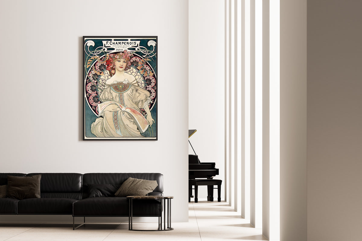 Alphonse Mucha — F. Champenois Imprimeur-Éditeur | Vintage Poster Print