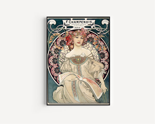 Alphonse Mucha — F. Champenois Imprimeur-Éditeur | Vintage Poster Print