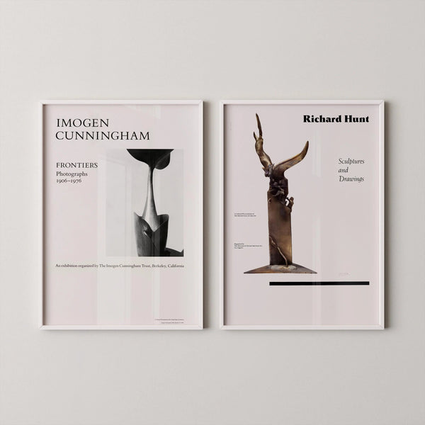 Imogen Cunningham & Richard Hunt — Statement Duo | USIA Exhibition Posters
