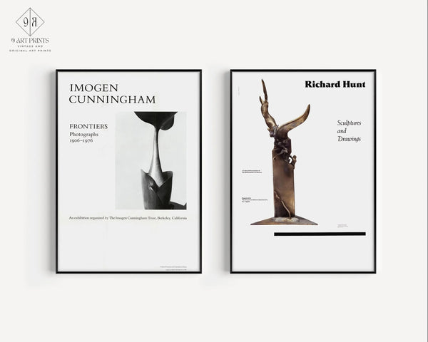Imogen Cunningham & Richard Hunt — Statement Duo | USIA Exhibition Posters