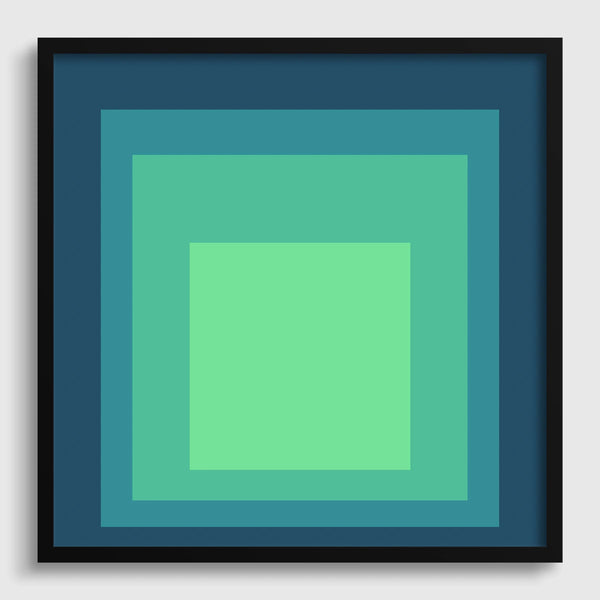 Sarah — Homage to the Square | Mid-Century Modern Art Print