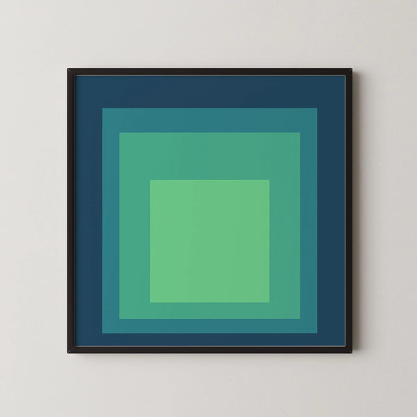 Sarah — Homage to the Square | Mid-Century Modern Art Print