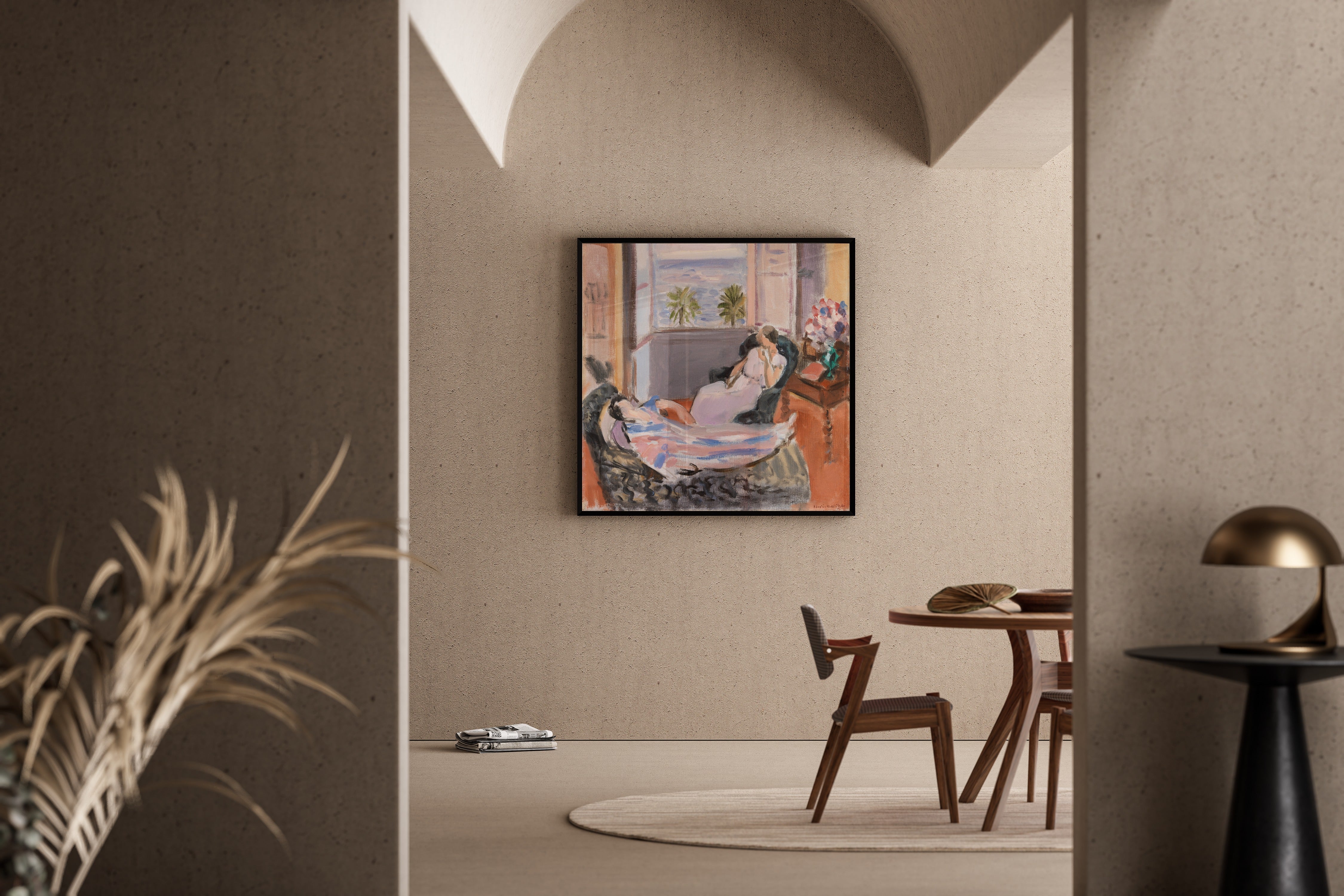 Henri Matisse — Interior with Two Figures, Open Window | Fine Art Print