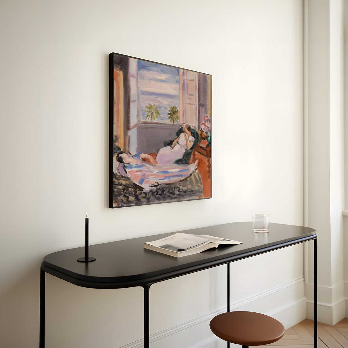 Henri Matisse — Interior with Two Figures, Open Window | Fine Art Print