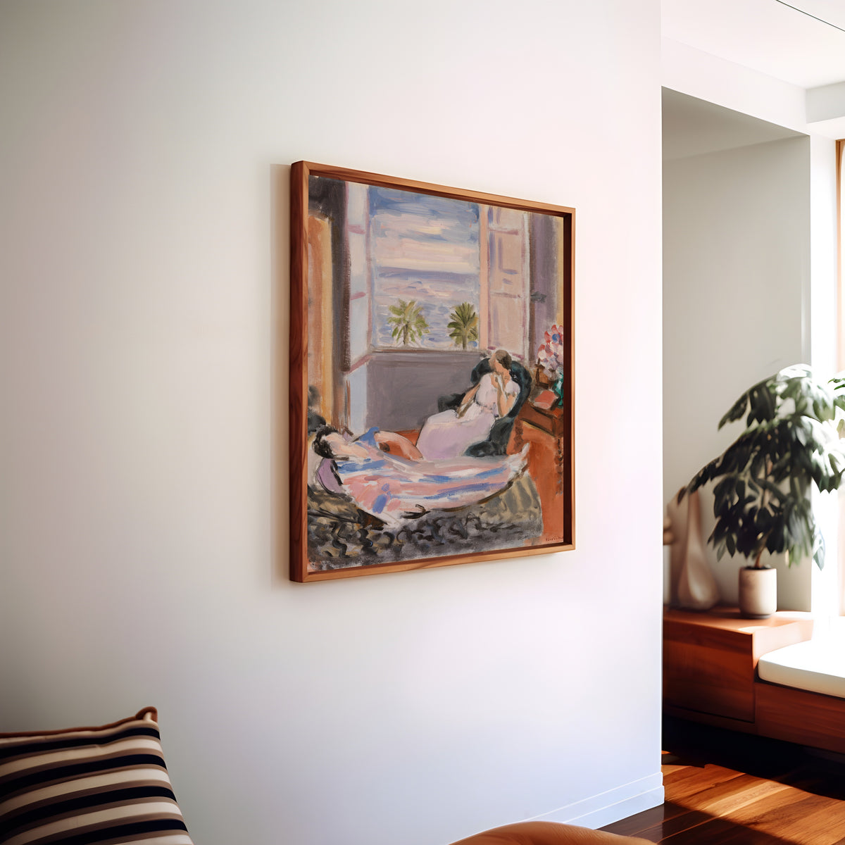 Henri Matisse — Interior with Two Figures, Open Window | Fine Art Print