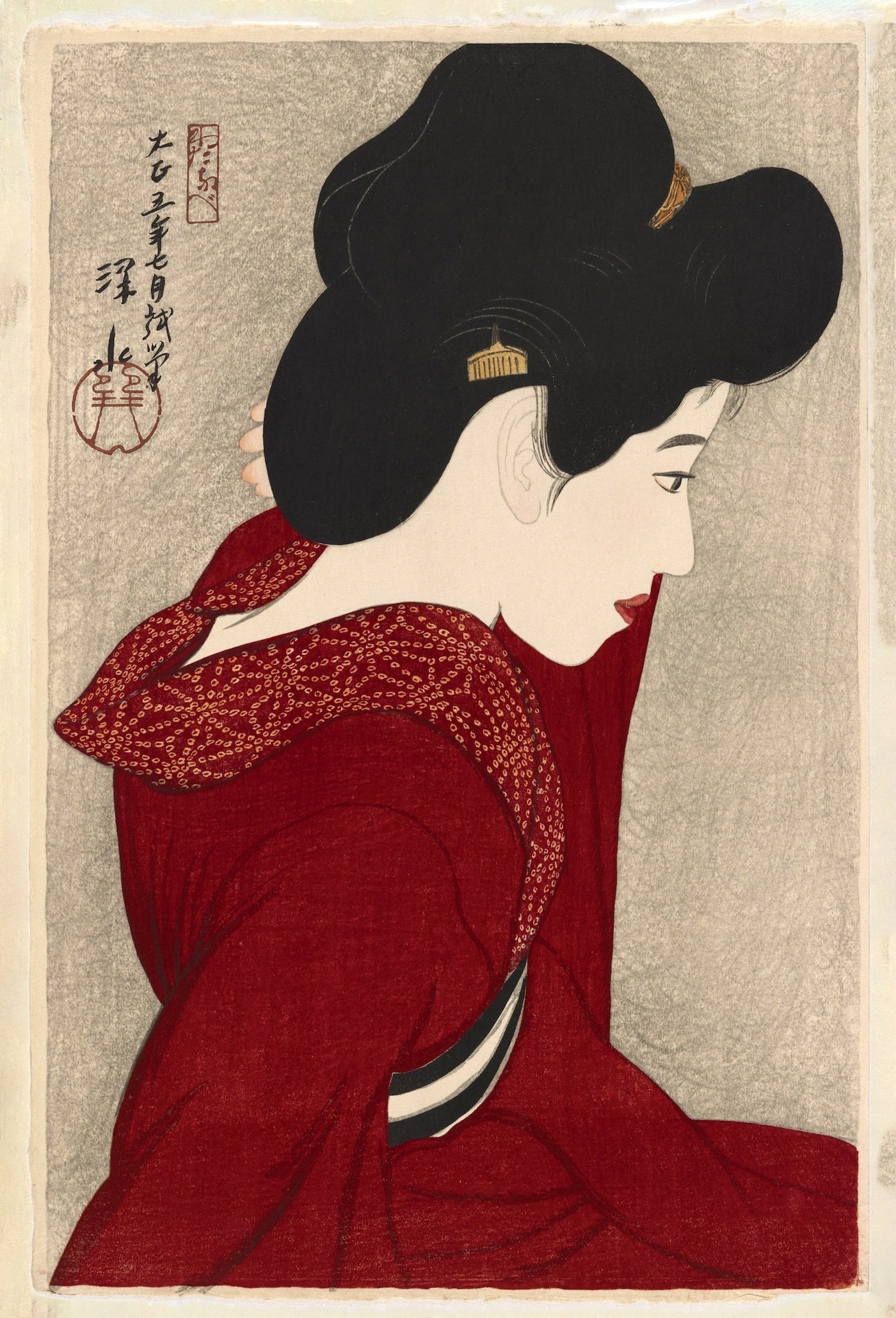 Ito Shinsui — Before a Mirror | Shin Hanga Bijinga