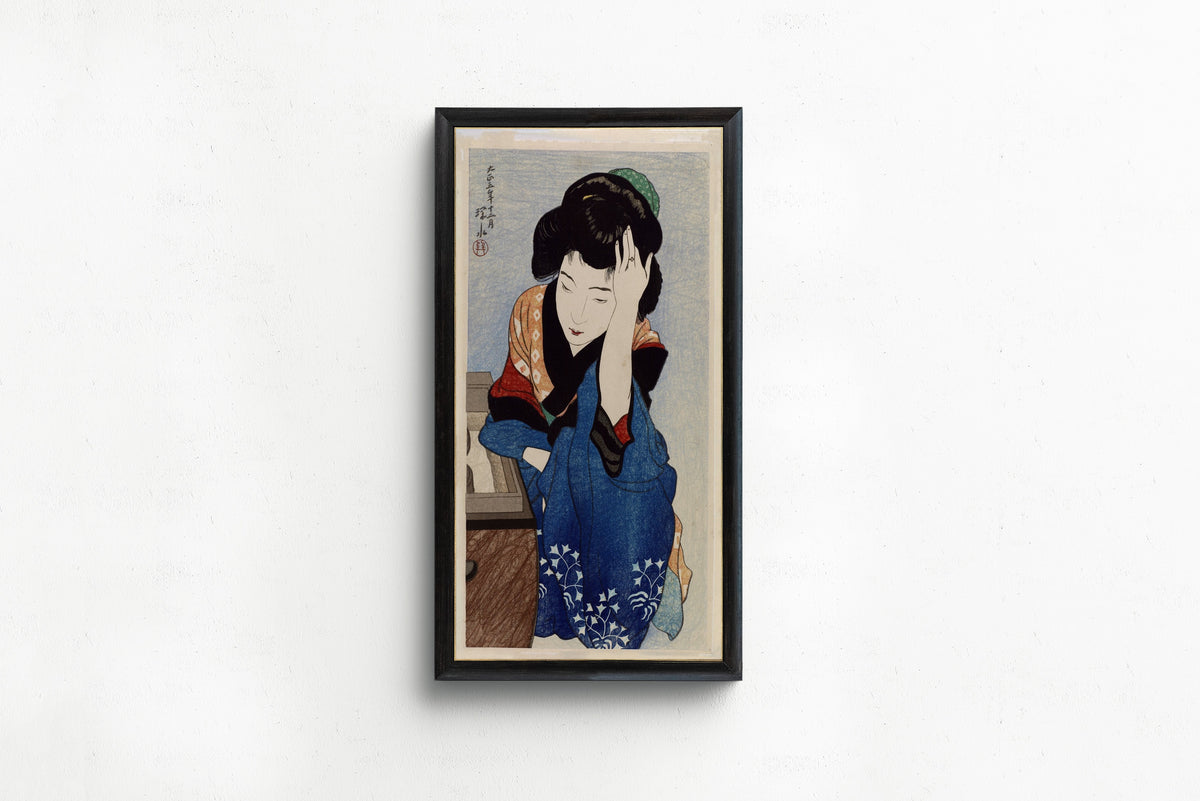 Ito Shinsui Courtesan Art Print: Vintage Japanese Woman Portrait - 9ArtPrints