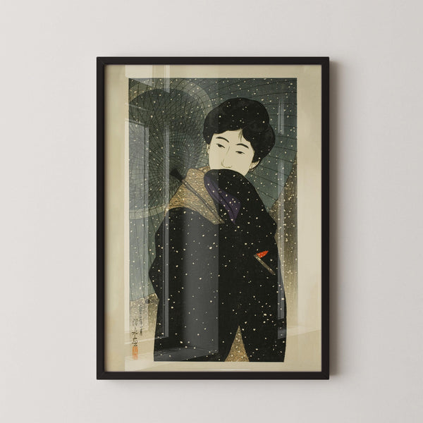 Ito Shinsui — Snowy Night | Shin Hanga Print