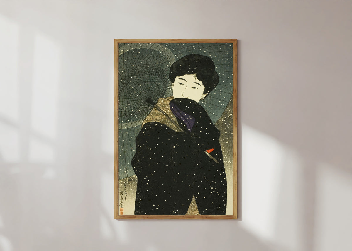 Ito Shinsui — Snowy Night | Shin Hanga Print
