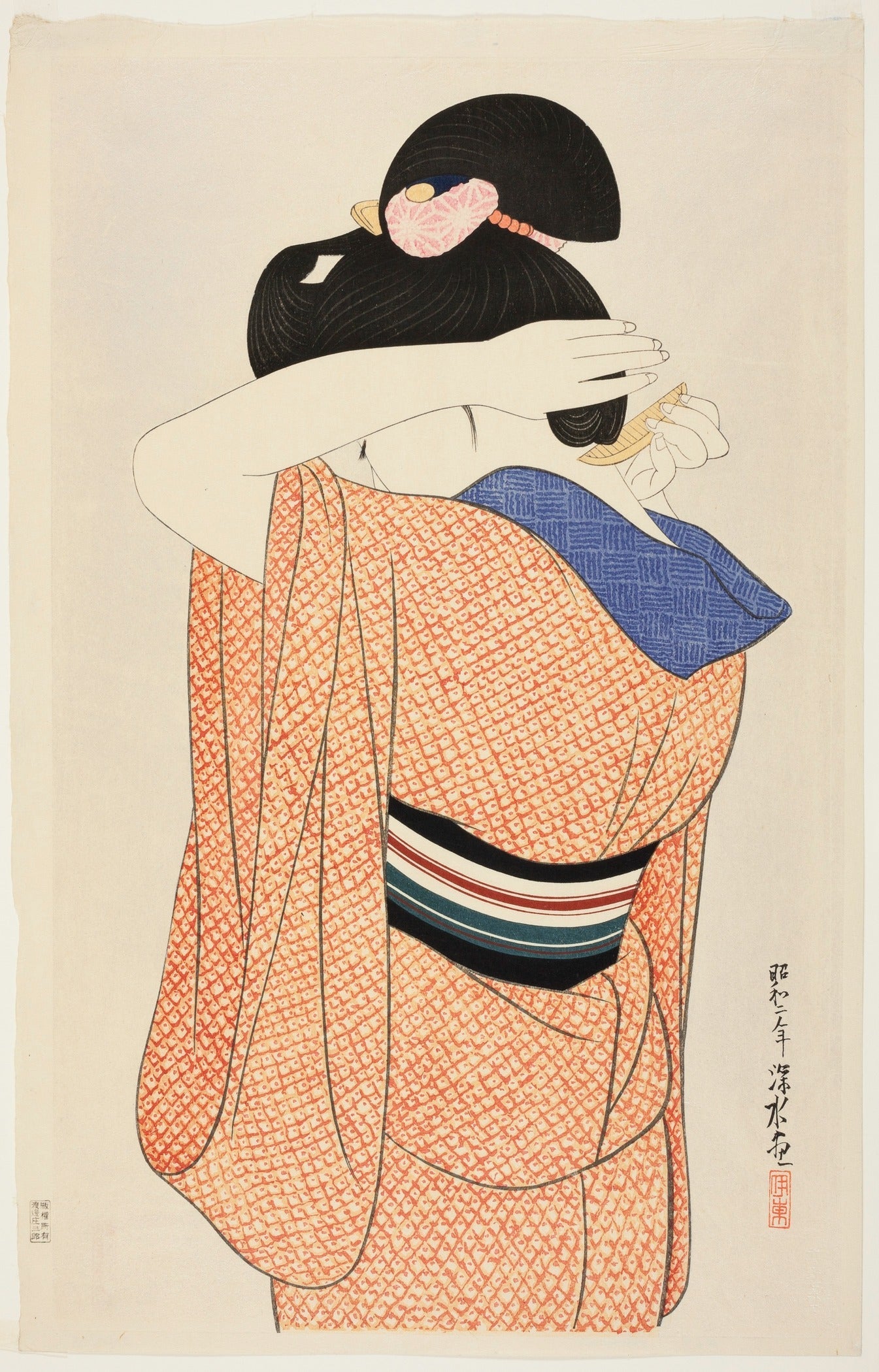 Ito Shinsui — The Long Undergarment | Shin Hanga Bijinga - 9ArtPrints