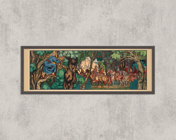 Ivan Bilibin — The Hunt | Fine Art Print
