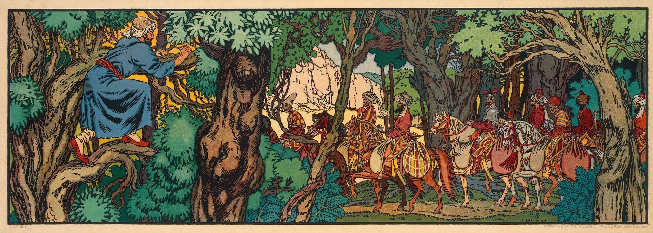 Ivan Bilibin — The Hunt | Fine Art Print - 9ArtPrints