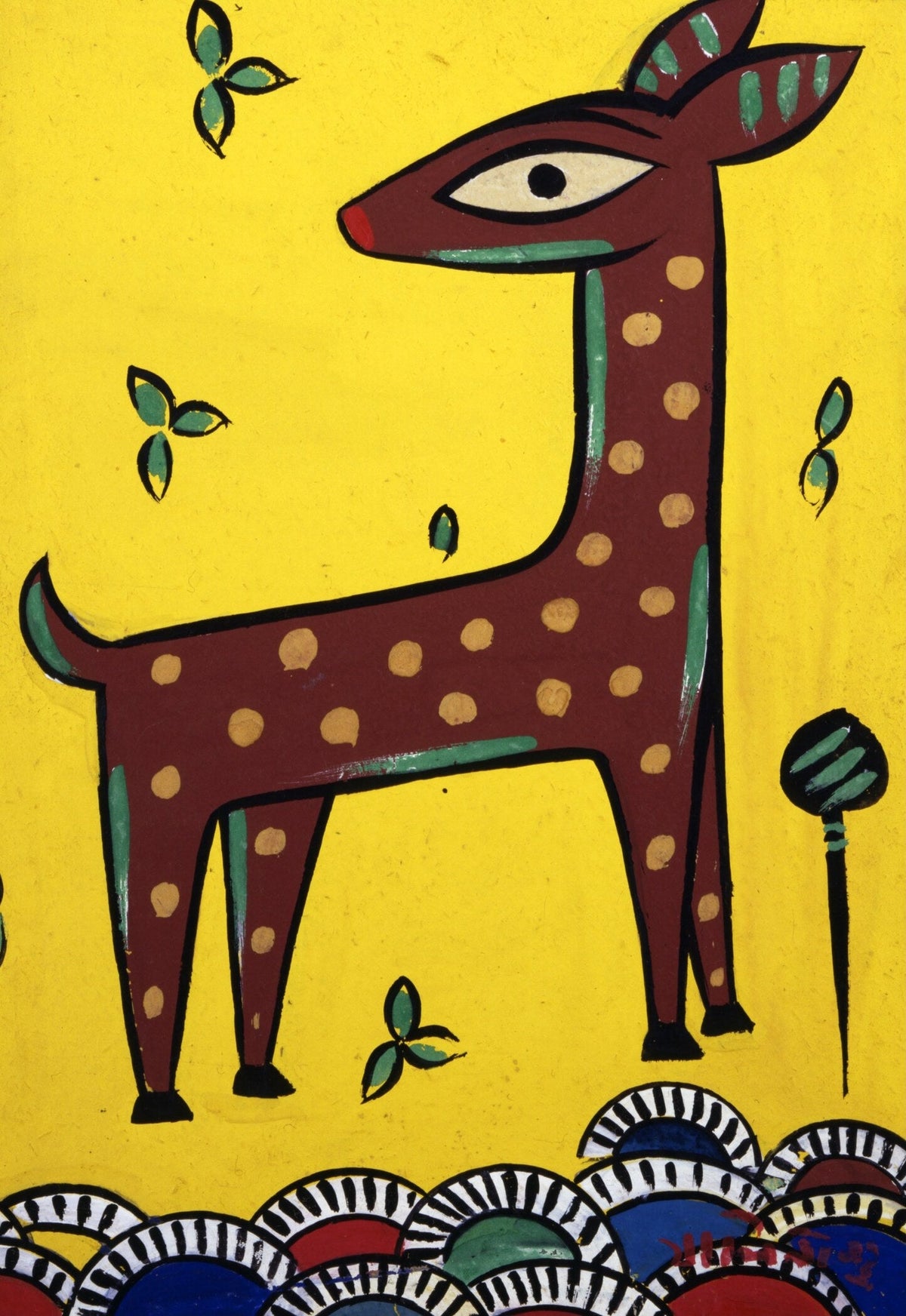 Jamini Roy — Fawn (Horinchhana) | Fine Art Print - 9ArtPrints