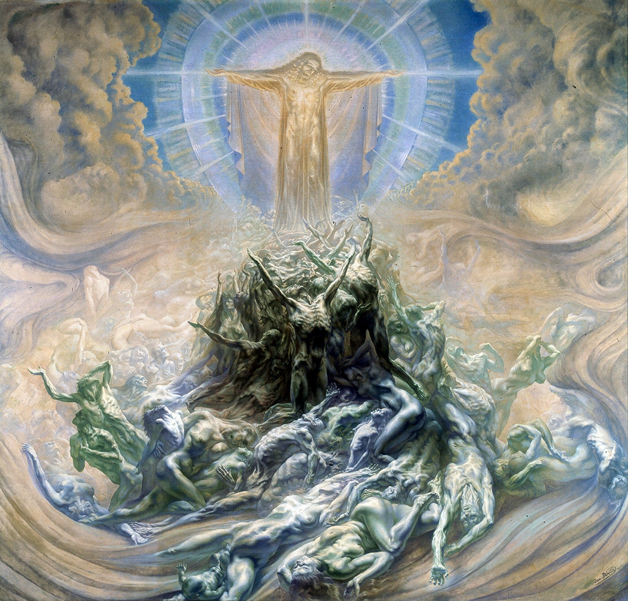 Jean Delville — Mon de Dieu | Esoteric Symbolist Fine Art Print - 9ArtPrints