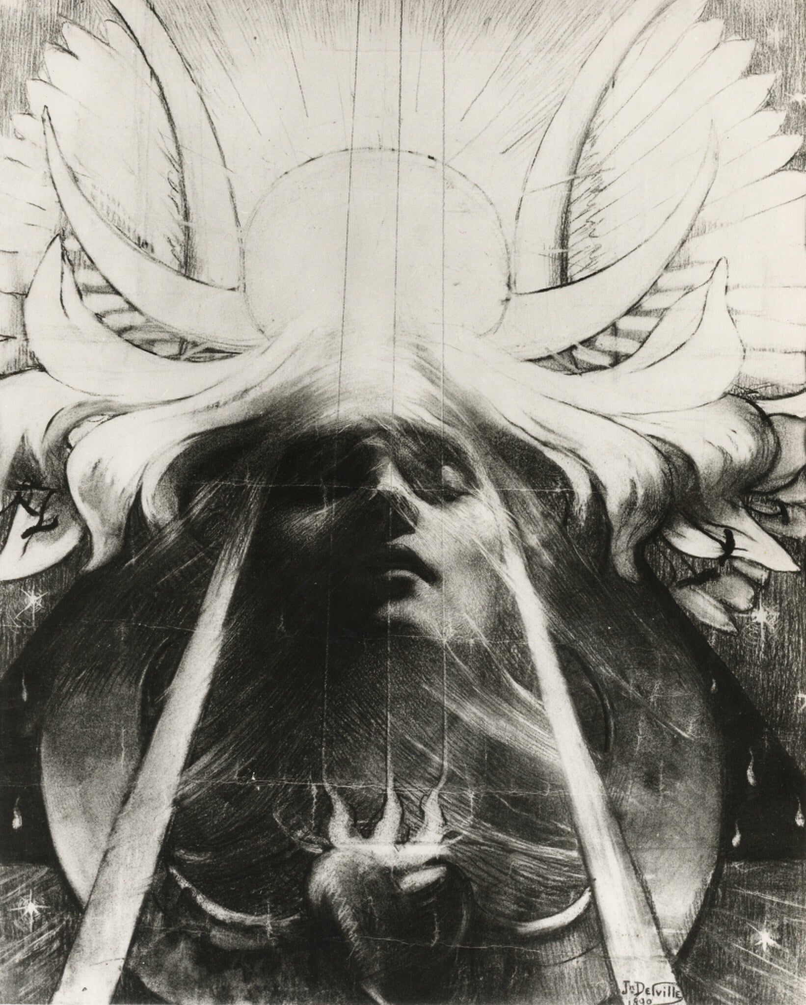 Jean Delville — Parsifal | Symbolist Fine Art Print - 9ArtPrints