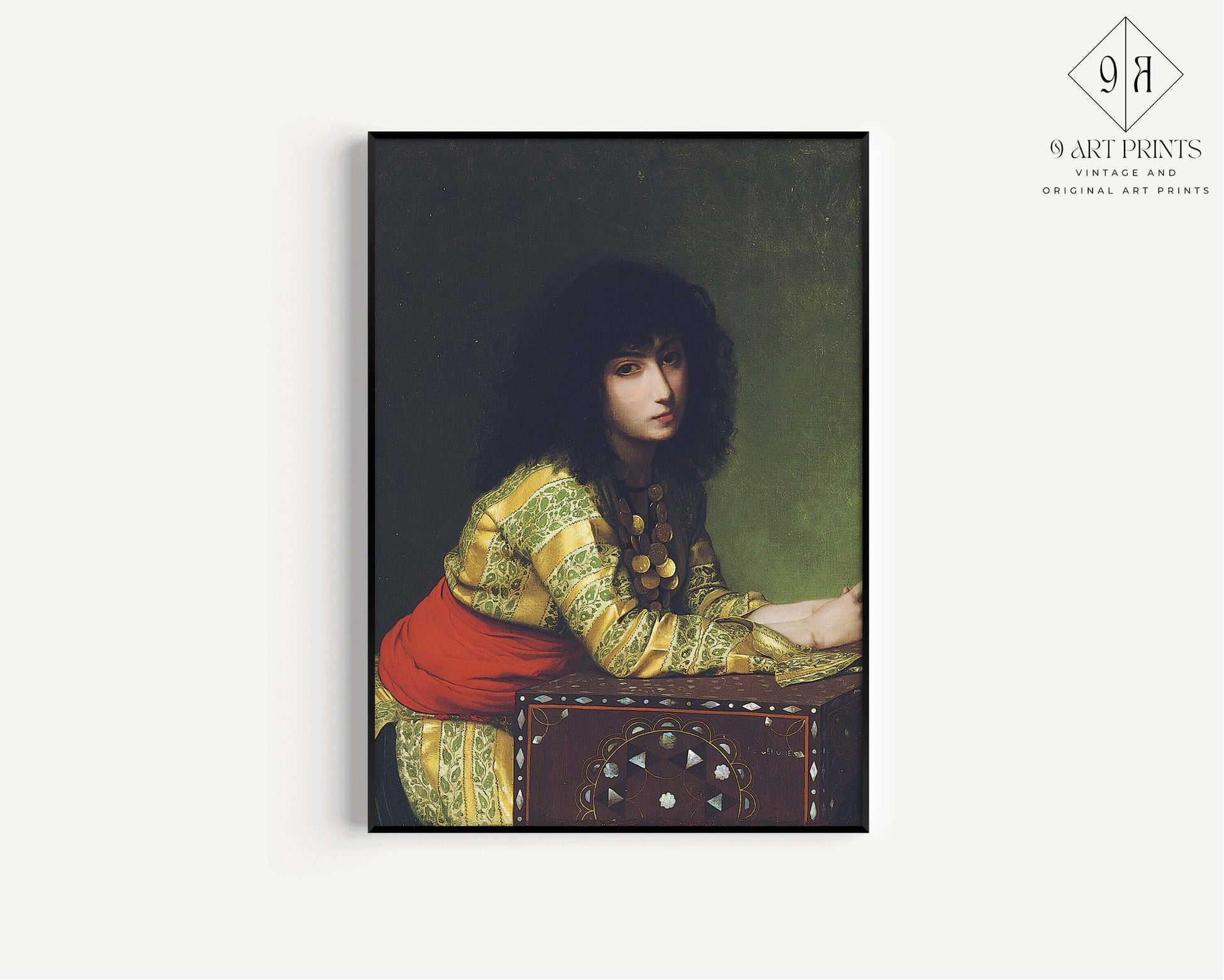 Jean - Leon Gerome - Egyptian Girl | Orientalist Art (available framed or unframed) - 9ArtPrints