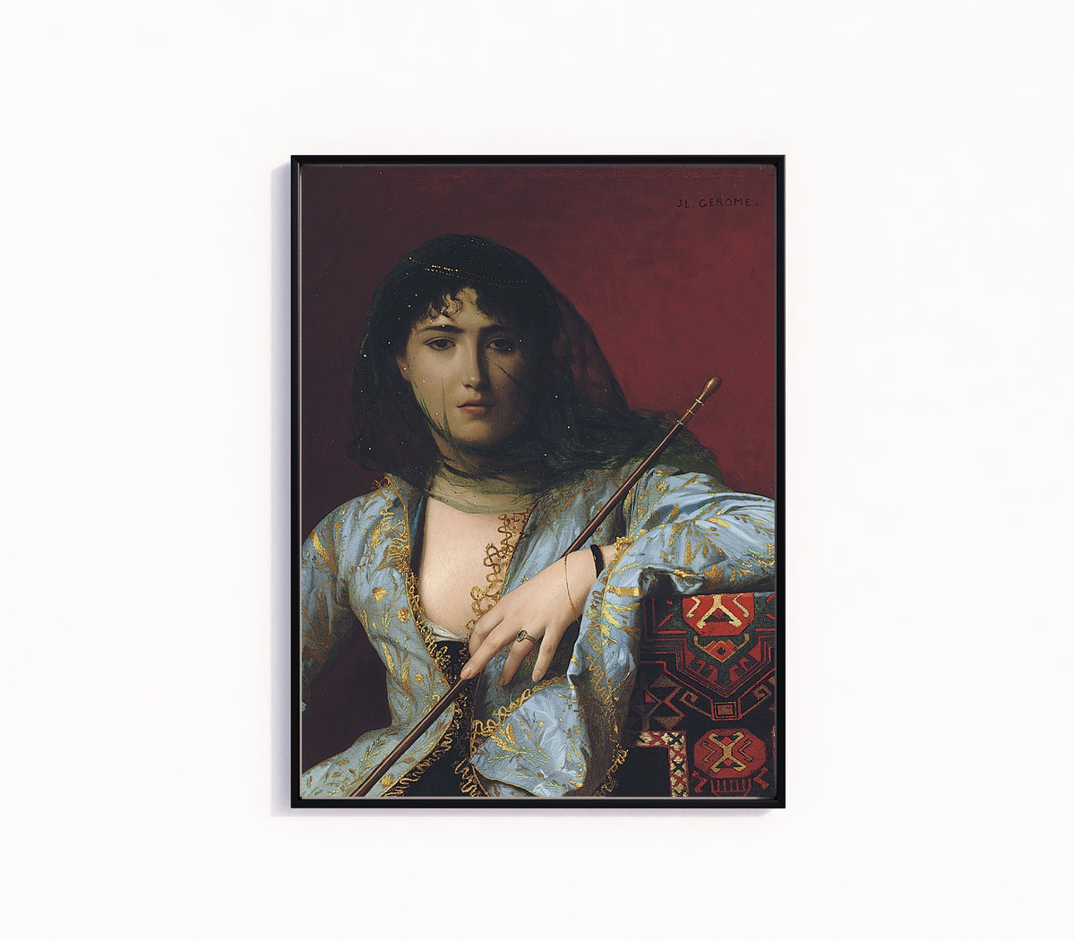 Jean-Léon Gérôme — Veiled Circassian Beauty | Orientalist Fine Art Print