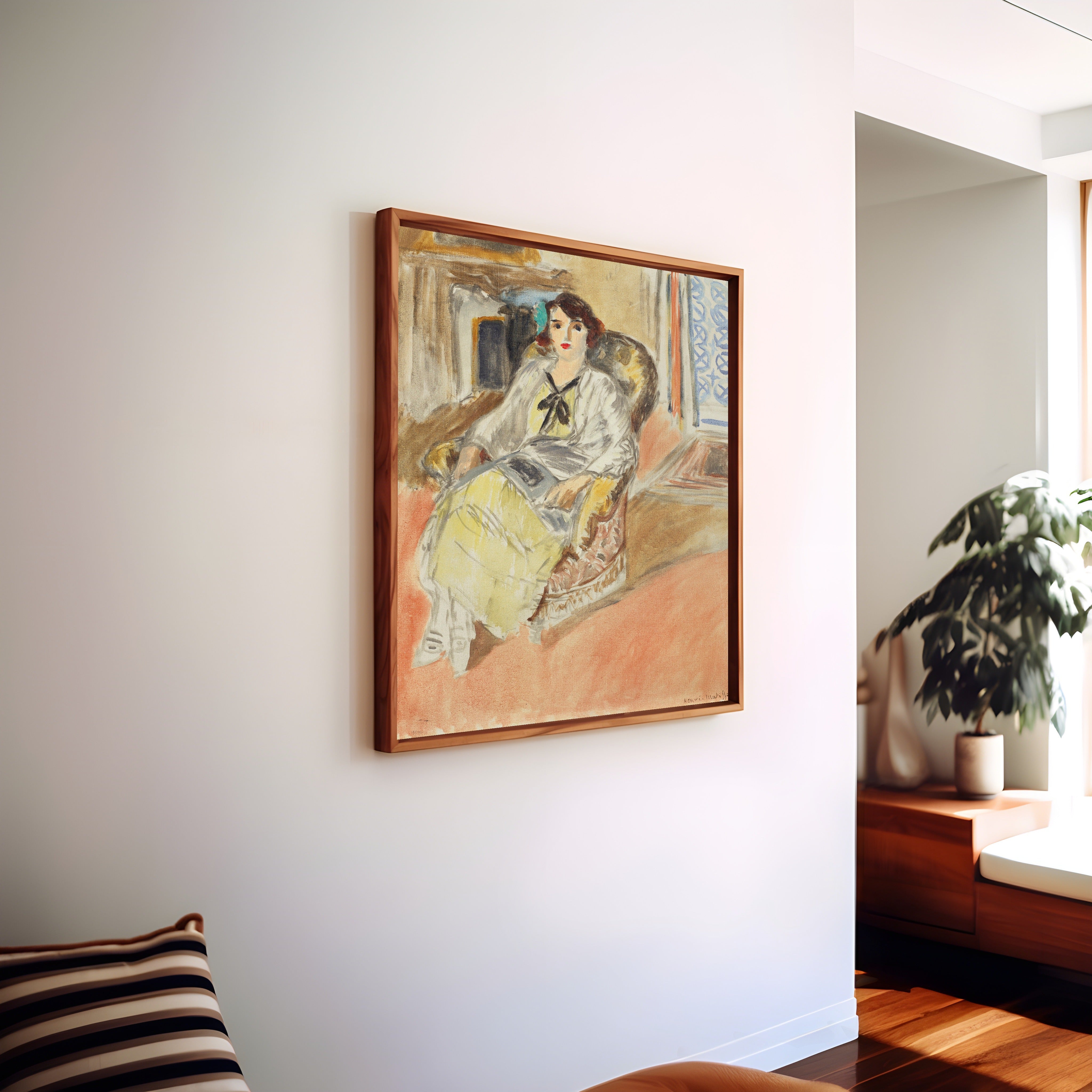 Henri Matisse — Seated Girl, Yellow Dress | Fine Art Print