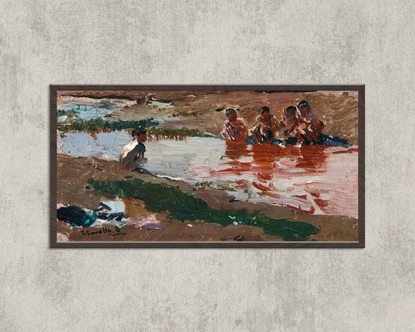 Joaquín Sorolla — At the Riverside | Fine Art Print