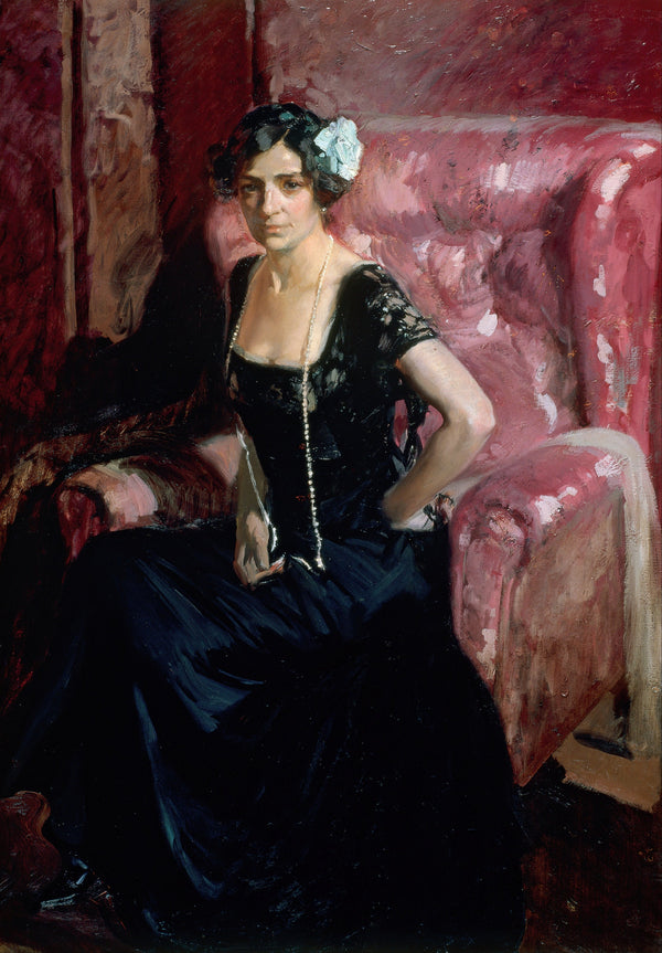 Joaquín Sorolla — Clotilde in Evening Dress | Fine Art Print
