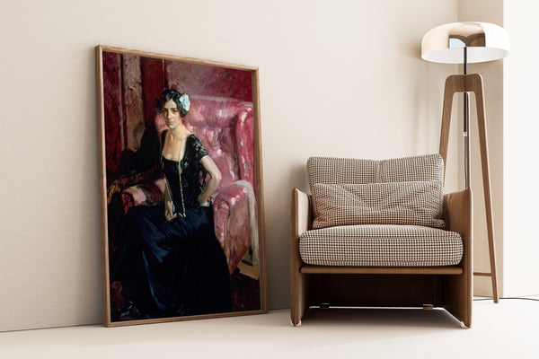 Joaquín Sorolla — Clotilde in Evening Dress | Fine Art Print