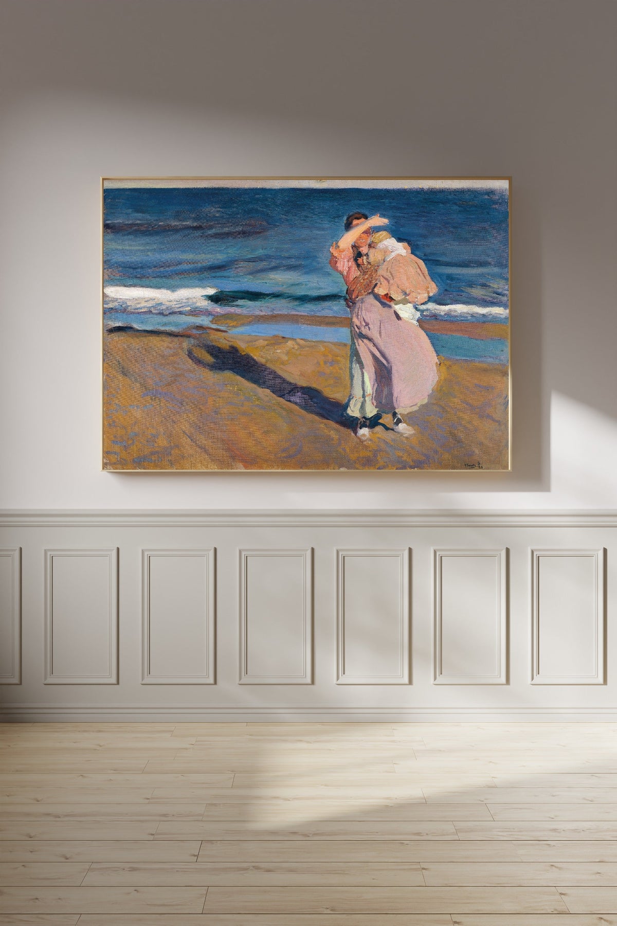 Joaquín Sorolla — Fisherwoman with her Son | Fine Art Print - 9ArtPrints
