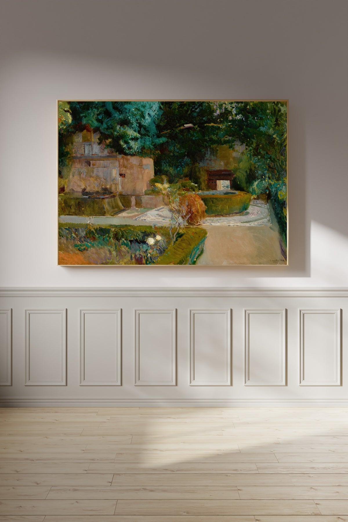 Joaquín Sorolla — Garden of the Adarves, Alhambra, Granada | Fine Art Print - 9ArtPrints