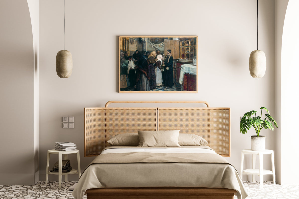 Joaquín Sorolla — Kissing the Relic | Fine Art Print - 9ArtPrints