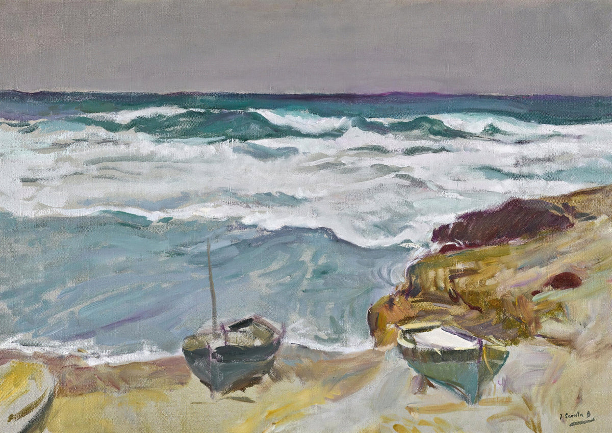Joaquín Sorolla — La Caleta Beach, Málaga | Fine Art Print - 9ArtPrints