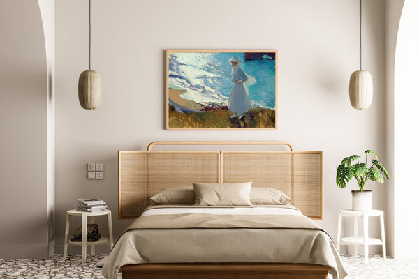 Joaquín Sorolla — María on the Beach at Biarritz (Contre-jour) | Fine Art Print