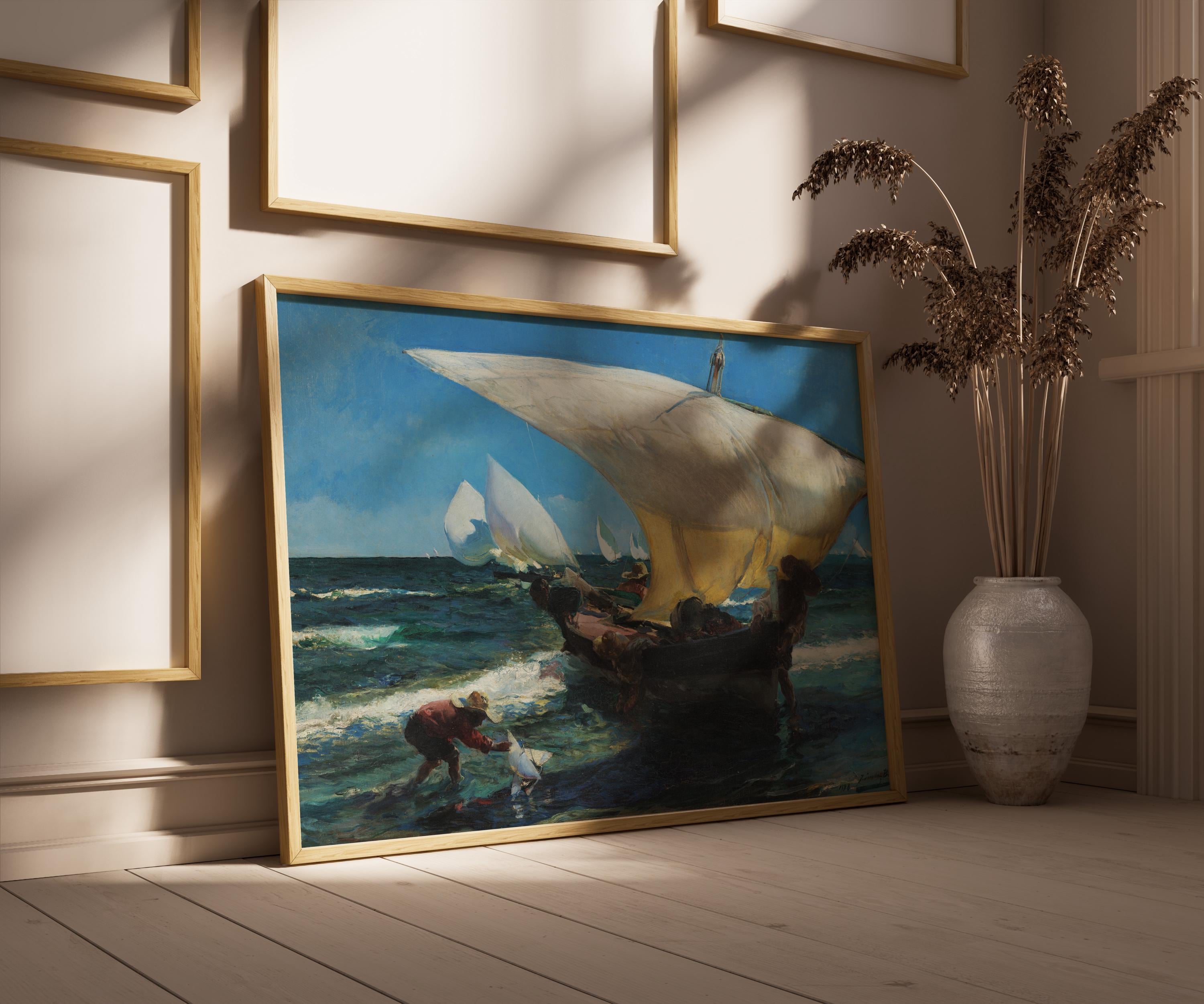 Joaquín Sorolla — On the Coast of Valencia | Fine Art Print - 9ArtPrints