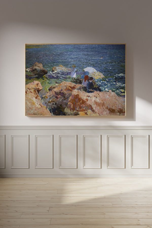 Joaquín Sorolla — On the Rocks, Jávea | Fine Art Print