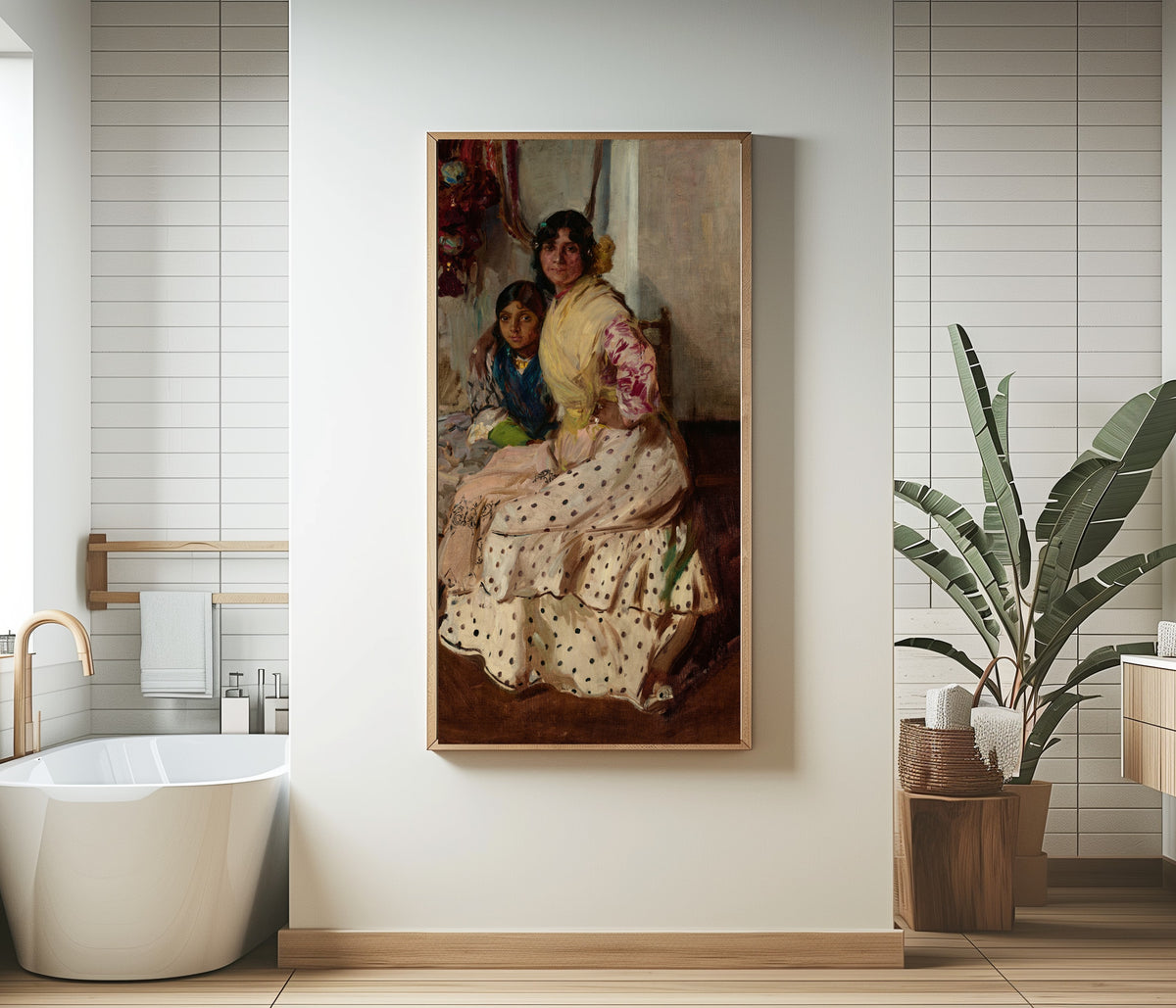 Joaquín Sorolla — Pepilla the Gypsy and Her Daughter | Fine Art Print - 9ArtPrints