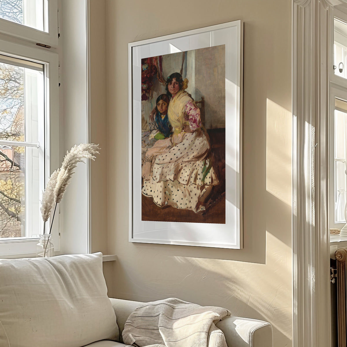 Joaquín Sorolla — Pepilla the Gypsy and Her Daughter | Fine Art Print - 9ArtPrints