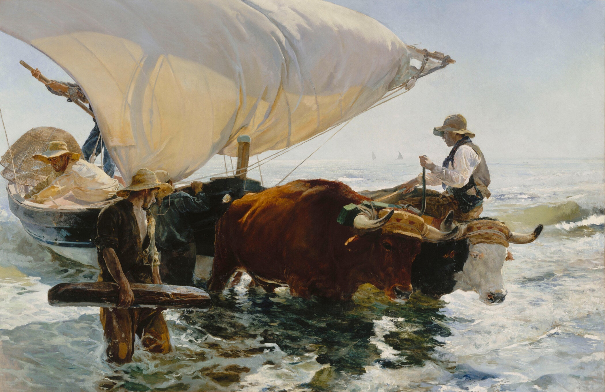 Joaquín Sorolla — Returning Fishermen | Fine Art Print - 9ArtPrints