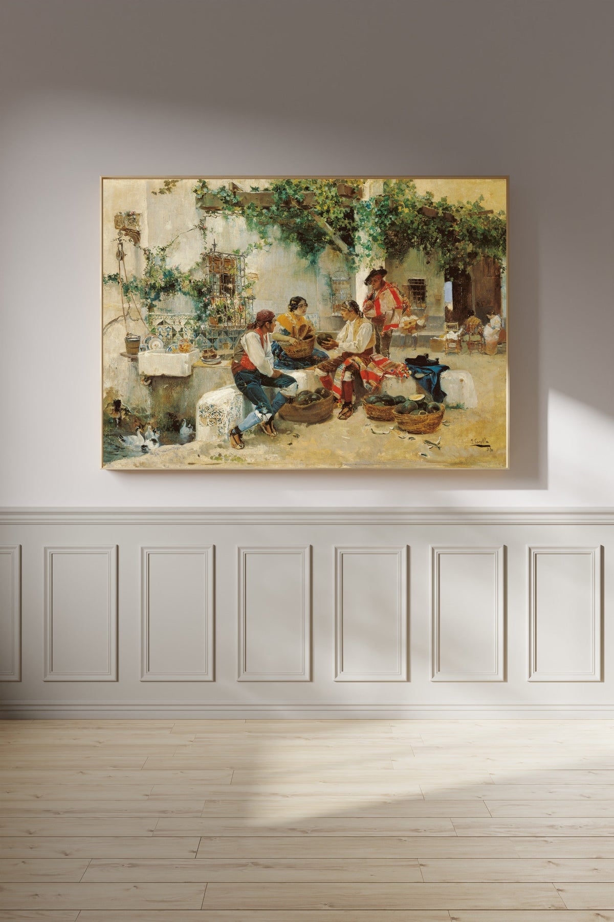 Joaquín Sorolla — Selling Melons | Fine Art Print - 9ArtPrints