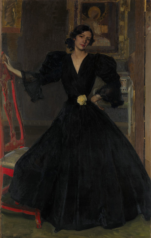 Joaquín Sorolla — Señora de Sorolla in Black | Fine Art Print